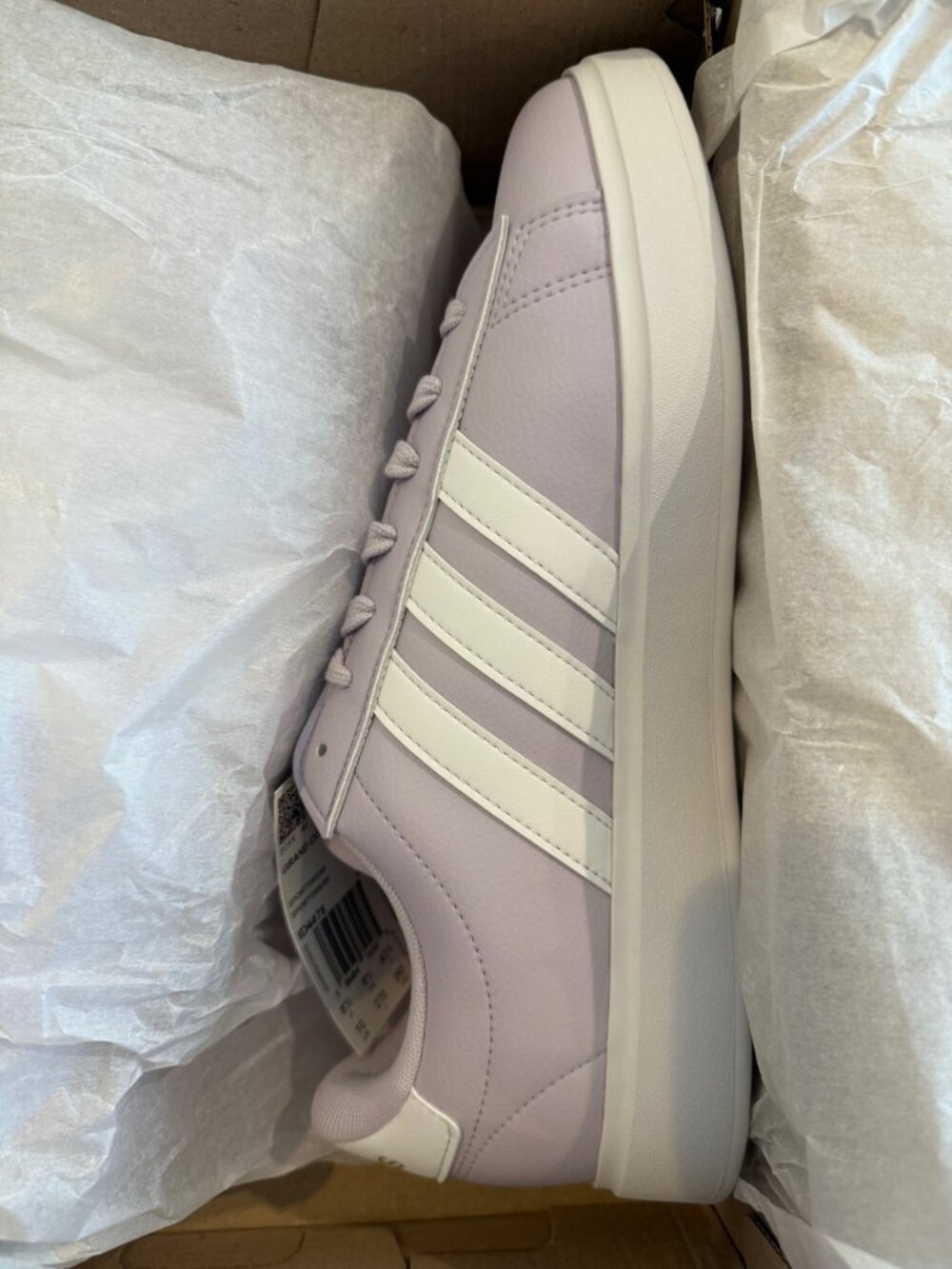 adidas women GRAND COURT 2.0 SHOES size 10, silver dawn - Picture 6 of 6